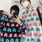 Couple Matching Long Sleeve Flower Print Shirt