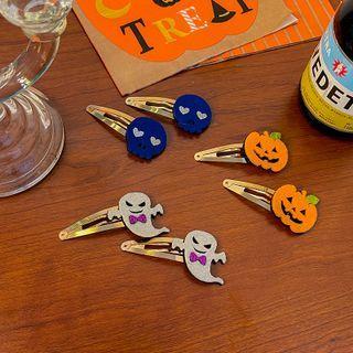 Halloween Skull Alloy Hair Clip