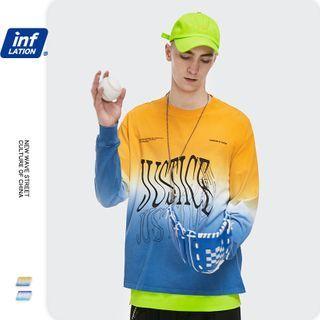 Gradient Loose-fit Printed T-shirt