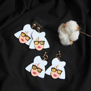 Cartoon Statement Earrings