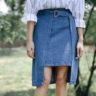 Denim Midi-skirt
