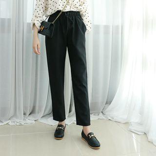 Petite Size - Band-waist Dress Pants