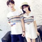 Couple Matching Patterned T-shirt / T-shirt Dress