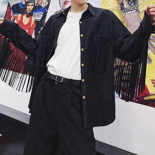 Fringed Buttoned Jacket