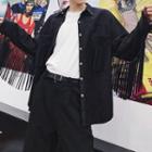 Fringed Buttoned Jacket
