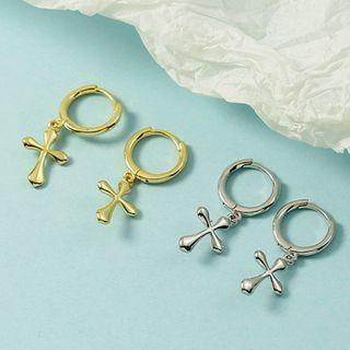 Cross Alloy Dangle Earring