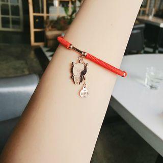 Pig Open Bangle Rose Gold - One Size