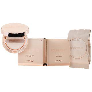 Tonymoly - Double Essence Cushion Set - 3 Colors #01 Vanilla Beige
