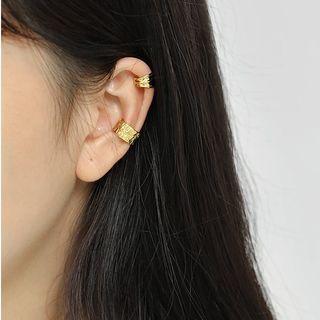 925 Sterling Silver Textured Ear Cuff