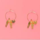 Cat Alloy Earring 1 Pair - Gold - One Size