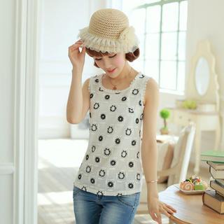 Floral Print Tank Top