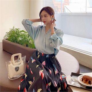 Pastel Color Satin Shirt