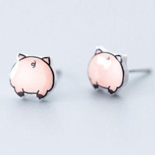 Pig Stud Earring