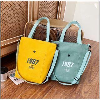 Numbering Canvas Tote Bag