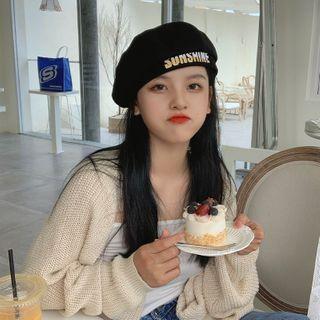 Retro Embroidered Beret