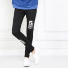 Letter Velvet Pants