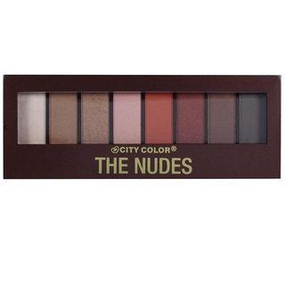 City Color  - The Nudes Eyeshadow Palette, 1pc 1pc