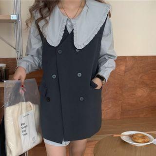 Pleated Blouse / Vest