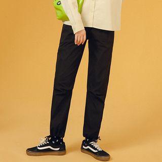 Plain Straight Cut Jogger Pants