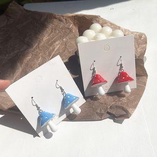 Mushroom Drop Earring / Clip-on Earring