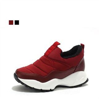 Platform Padded Sneakers