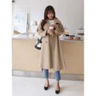 Loose-fit Trench Coat With Sash