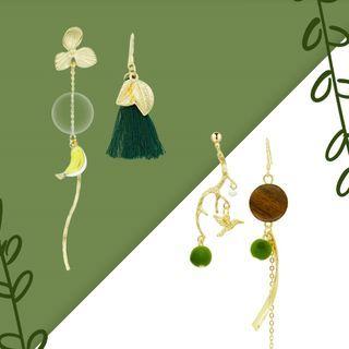 Flower / Bird Dangle Earring