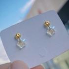 Star Drop Earring 1 Pair - C-937 - Gold - One Size