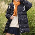 Dotted Hooded Padded Coat