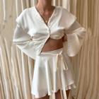 Cropped Light Jacket / Skirt