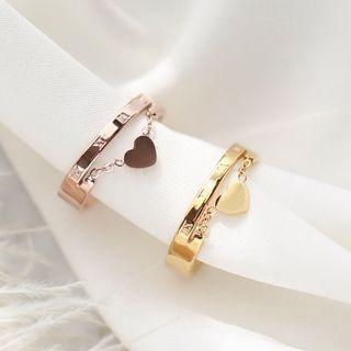 18k Gold Plated Heart Ring