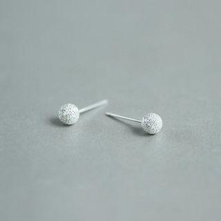 925 Sterling Silver Ball Stud Earrings