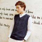 Quilted Sweater Vest