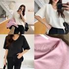 U-neck Napped T-shirt