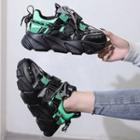 Platform Buckled Sneakers