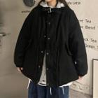 Buckled Button Jacket Black - One Size