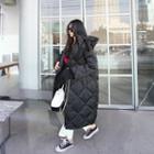Hooded Long Quilted Coat