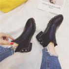 Studded Gusset Ankle Boots