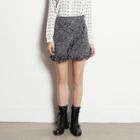 Fringed Pencil Skirt