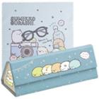 San-x Sumikko Gurashi Glasses Case With Cleaning Cloth (denim Pattern) One Size