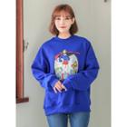 Drop-shoulder Graphic Sweatshirt