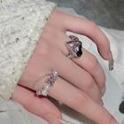 Heart / Chained / Square Rhinestone Faux Pearl Alloy Ring / Set