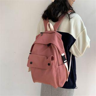 Flap Cover Buckled Backpack