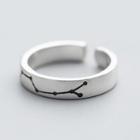 990 Silver Branches Open Ring Silver - One Size