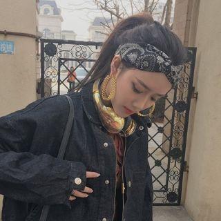 Patterned Criss Cross Headband As Shown In Figure - One Size