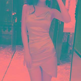 Spaghetti-strap Cut Out Mini Dress