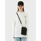 Two-way Snap-button Mini Crossbody Bag Black - One Size