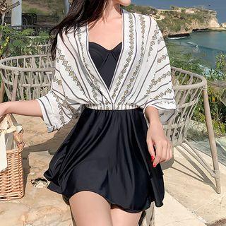 Set: Swimdress + Printed Cover Up