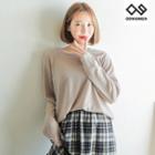 Plus Size Round-neck Knit Top