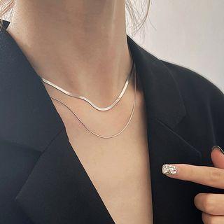 Snake Chain Necklace / Plain Necklace / Set